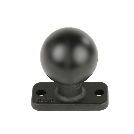 RAM Mounts C-size ball base with 25.4 × 50.8 mm rectangular plate RAM-202U-12 – product photo