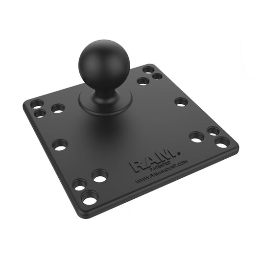 RAM Mounts VESA 100 and 75 mm plate with C-size ball, without spacers RAM-246-AD1U – product photo