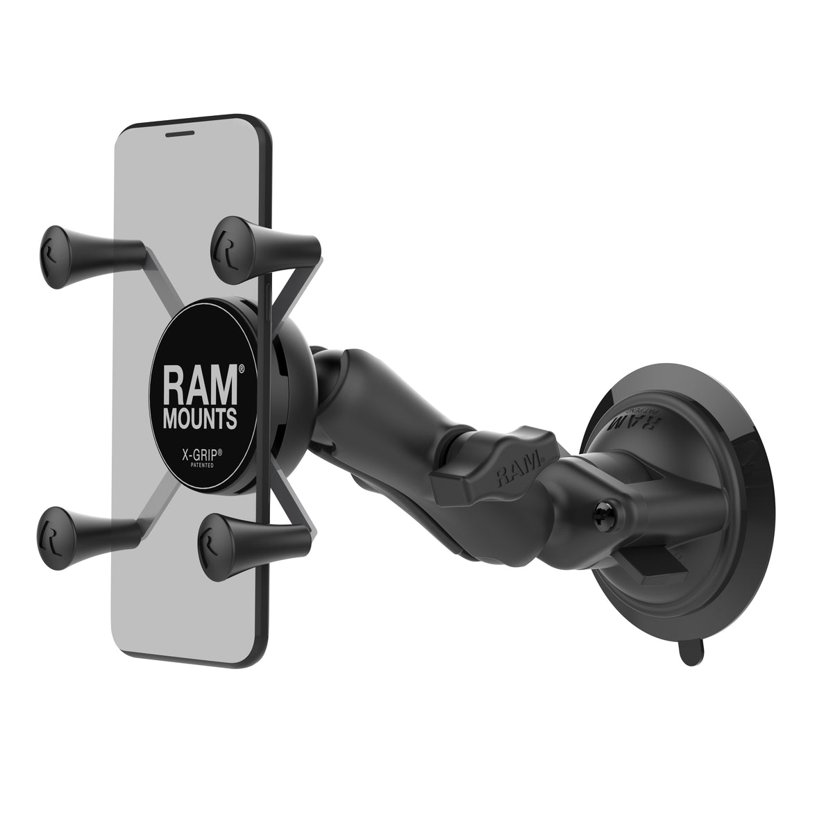 RAM Mounts X-Grip phone mount with Twist-Lock suction cup (RAM-B-166-UN7U) – product photo