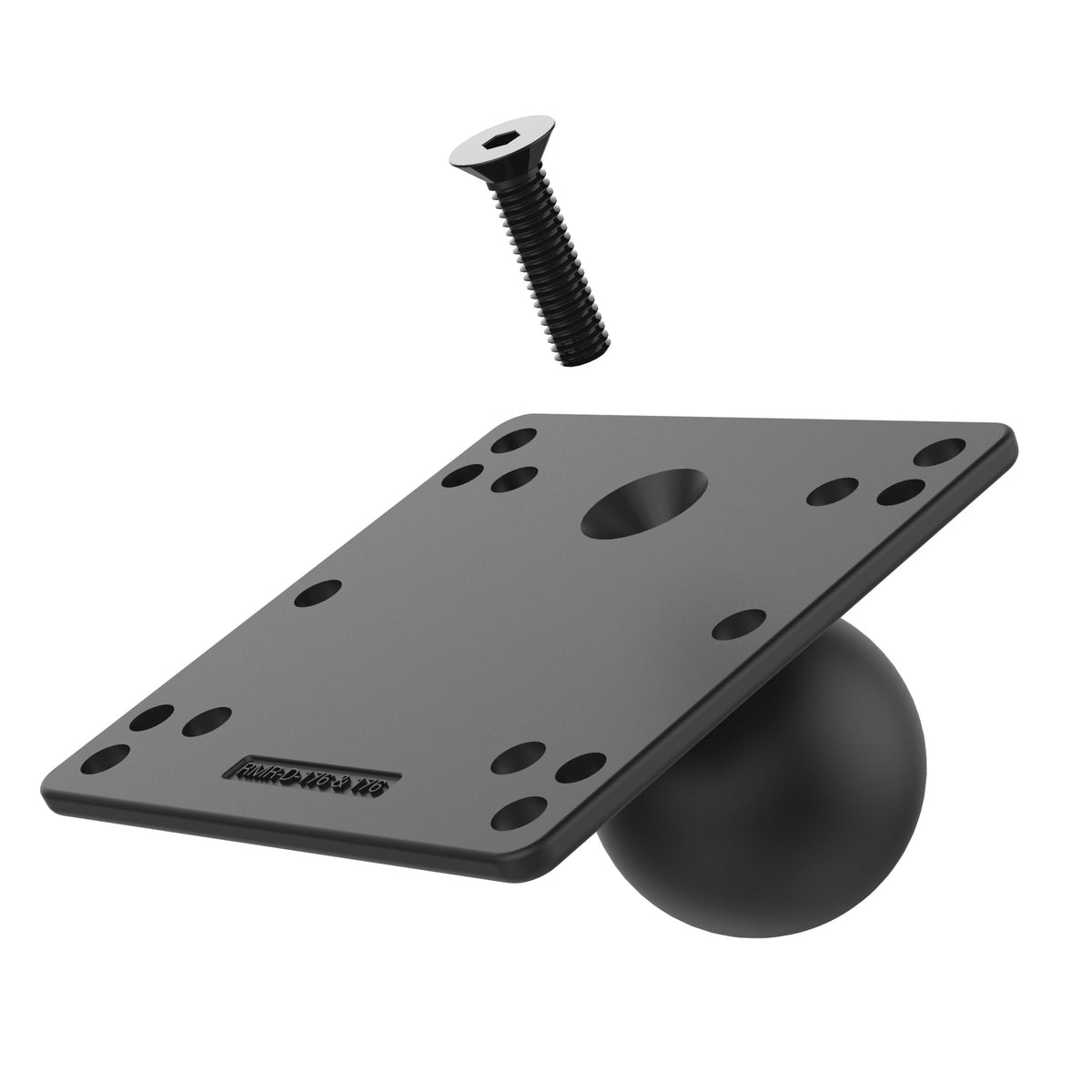 RAM Mounts D-size steel-reinforced VESA 100 x 100 mm ball plate – product photo