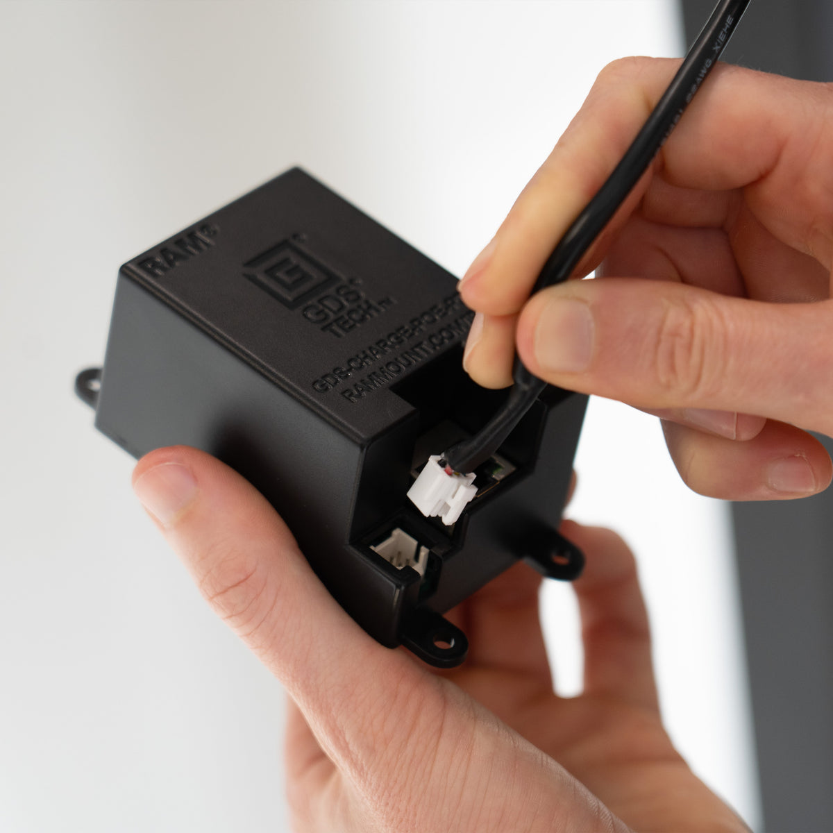 RAM Mounts GDS PoE to Power Delivery charging module with JST and RJ45 ports – additional view
