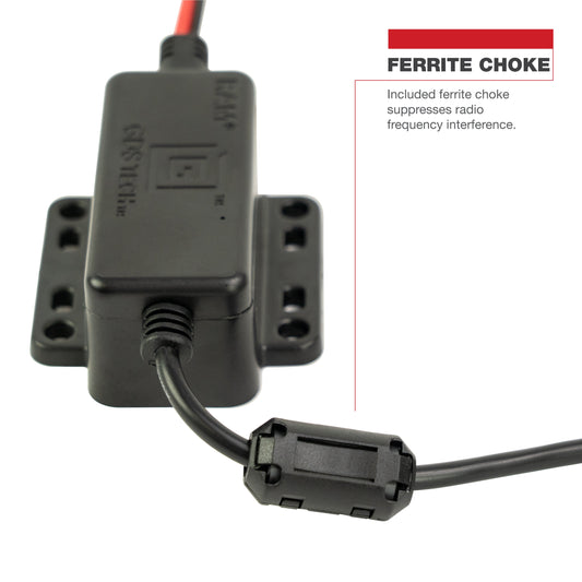 RAM Mounts GDS hardwire charger 10–30 V with male USB-C Power Delivery 45 W – alternative view