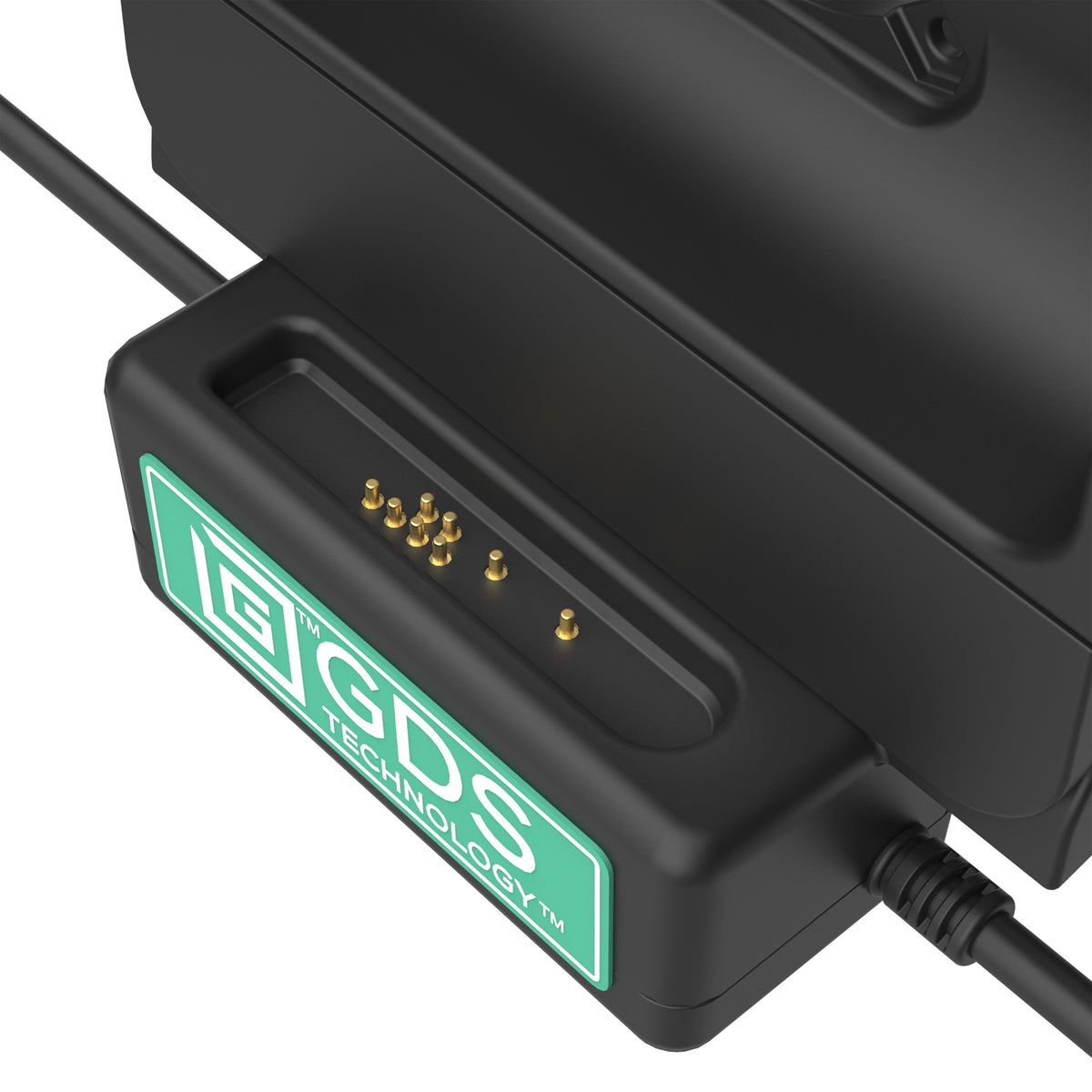 RAM Mounts GDS Tough-Dock + Dual USB-A for Samsung Tab A11+ and A9+ in IntelliSkin – detail photo