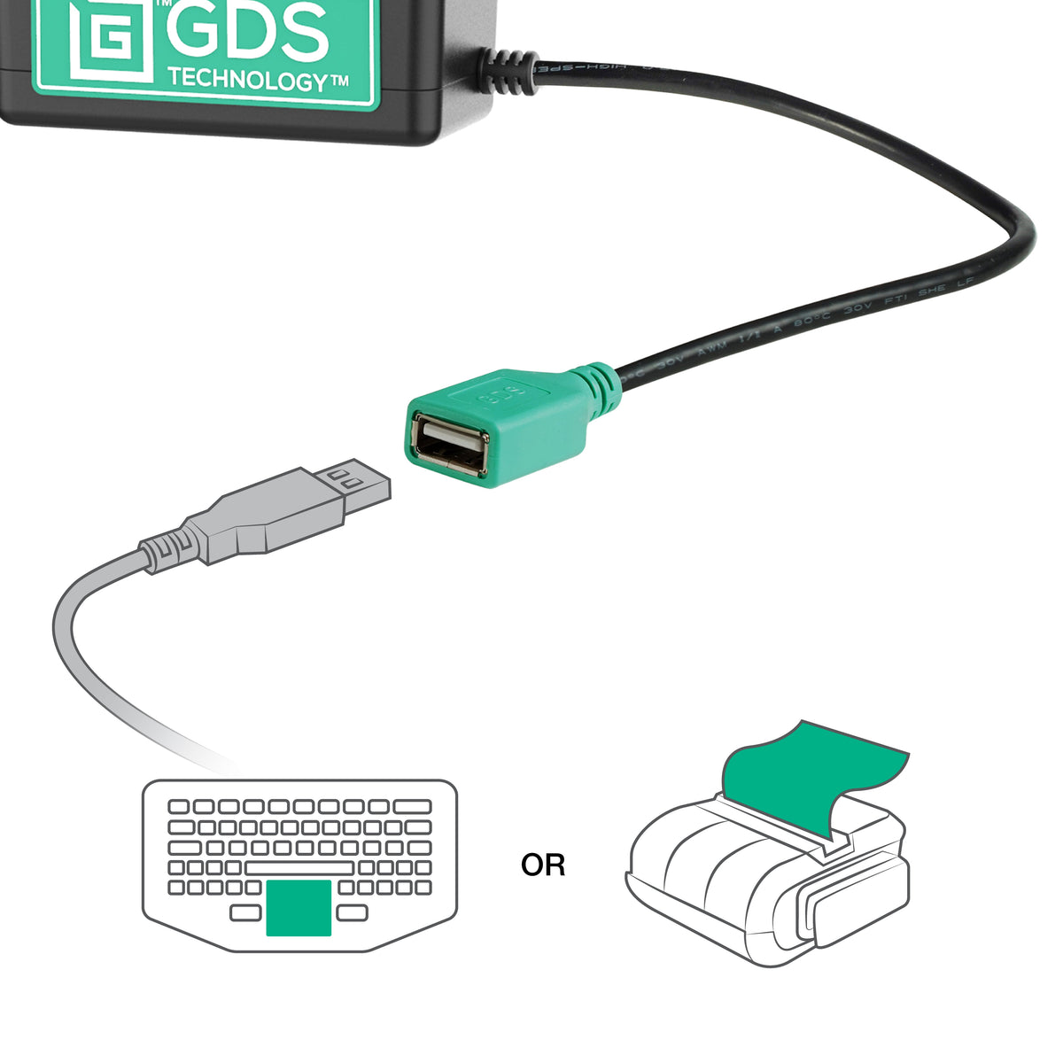 RAM Mounts GDS Tough-Dock + Single USB-A for Samsung Tab A11+ and A9+ in IntelliSkin – additional product photo
