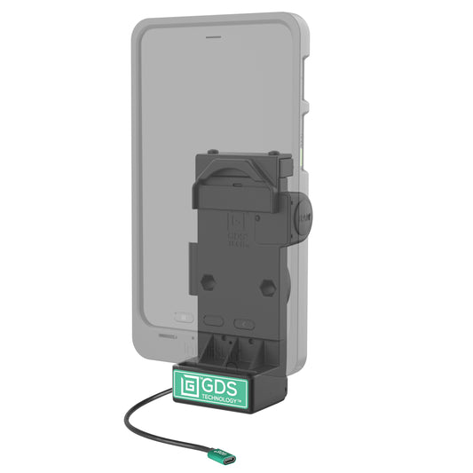 RAM Mounts GDS Uni-Conn spring-loaded tablet dock, heated pins – alternative view