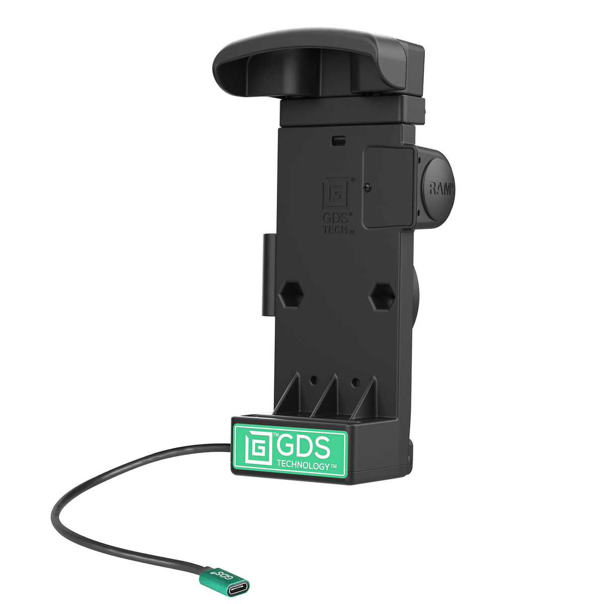 RAM Mounts GDS powered dock for Zebra EC50 and EC55 in IntelliSkin – view 2