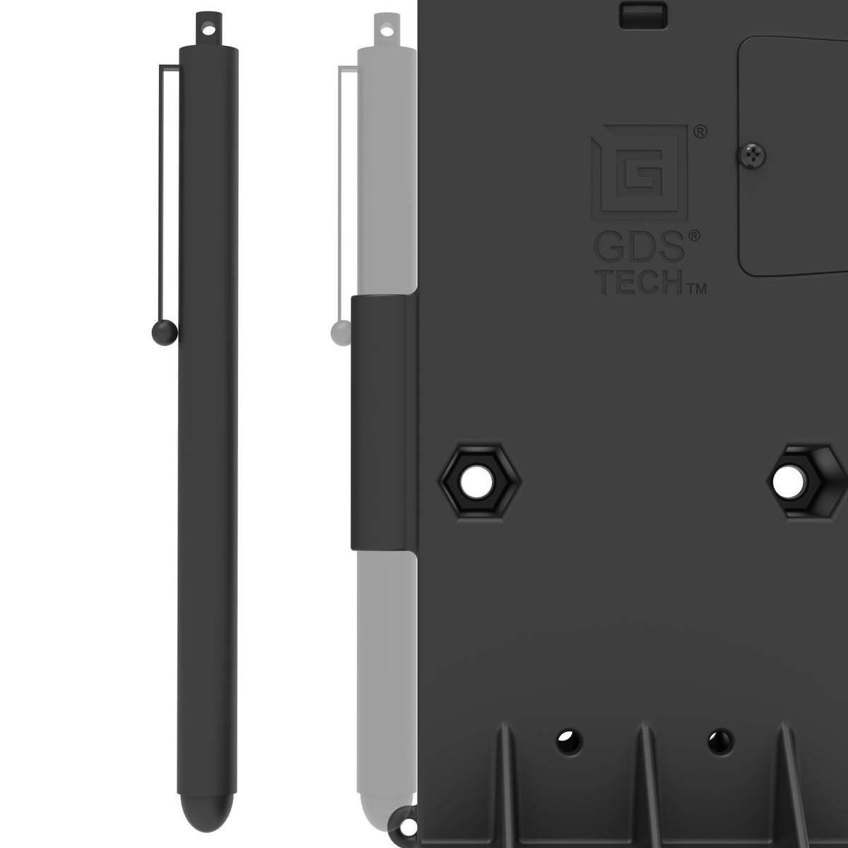 RAM Mounts GDS powered dock with USB-A for Zebra TC22, TC27, TC53 and TC58 in IntelliSkin – further product photo