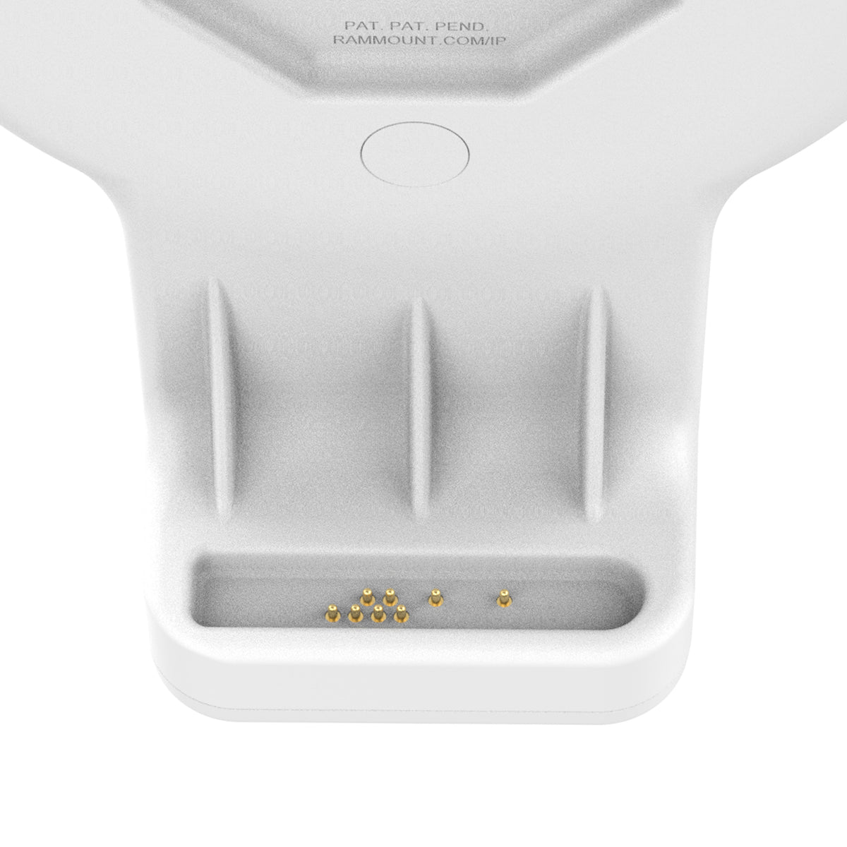 RAM Mounts grey GDS Uni-Conn swivel wall dock with magnetic receiver and PoE for IntelliSkin tablets – additional view