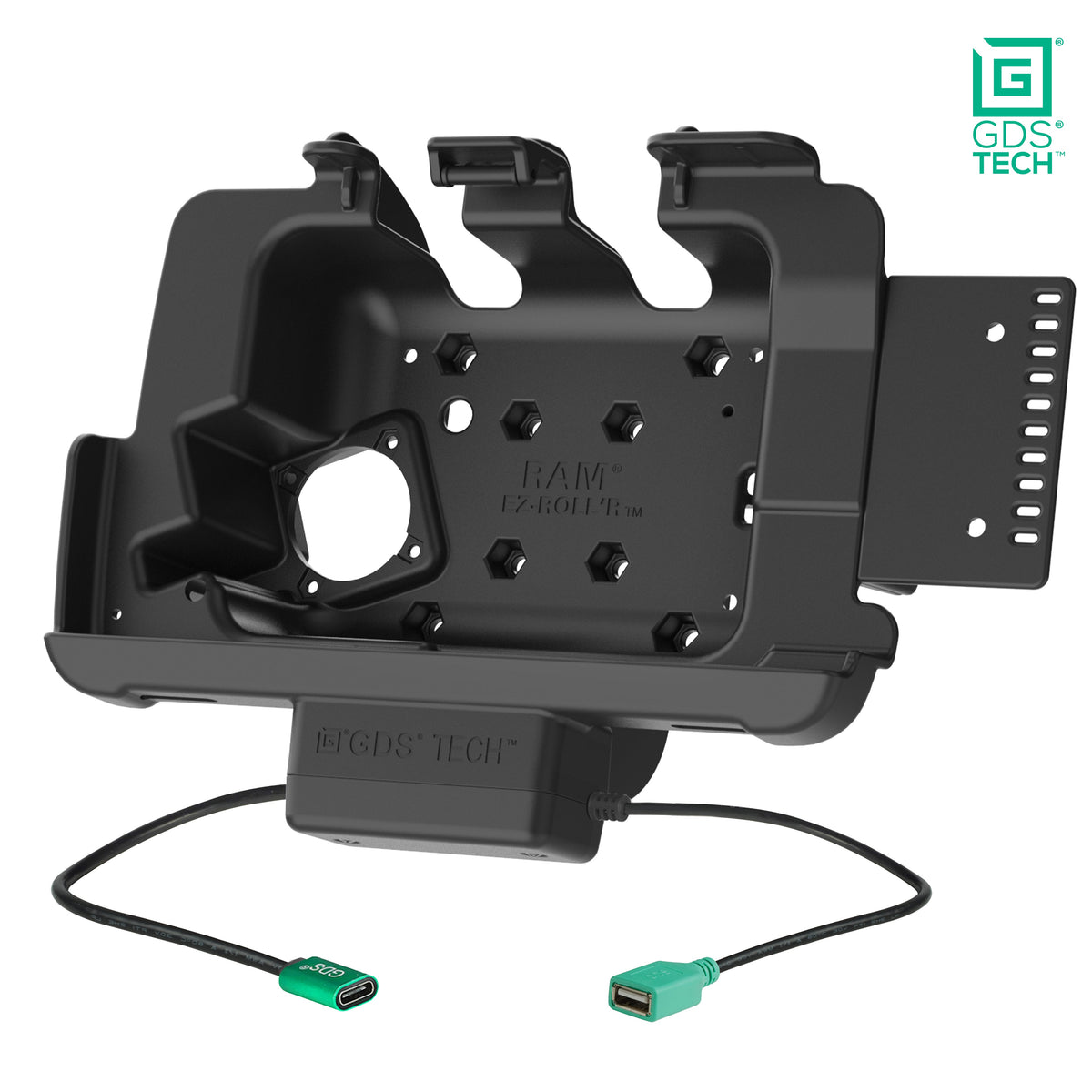 RAM Mounts GDS power + data dock for Zebra ET40, ET45 and ET401 8-inch tablets in IntelliSkin – alternative view