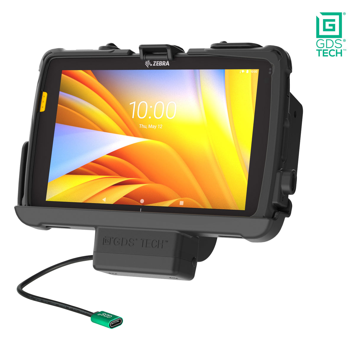 RAM Mounts GDS powered dock for Zebra ET40, ET45 and ET401 8-inch tablets in IntelliSkin – product photo
