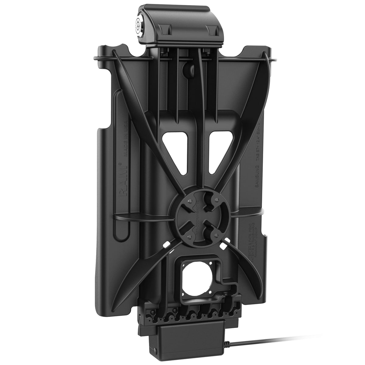 RAM Mounts Locking GDS Tough-Dock for Samsung Tab S10+/S9+/S9 FE+/S8+/S7+/S7 FE – detail view