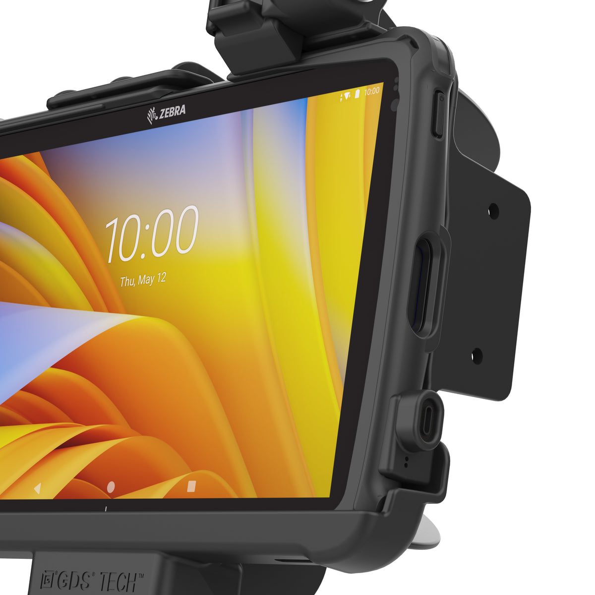RAM Mounts locking GDS powered dock for Zebra ET40, ET45 and ET401 10-inch tablets in IntelliSkin – second alternative view