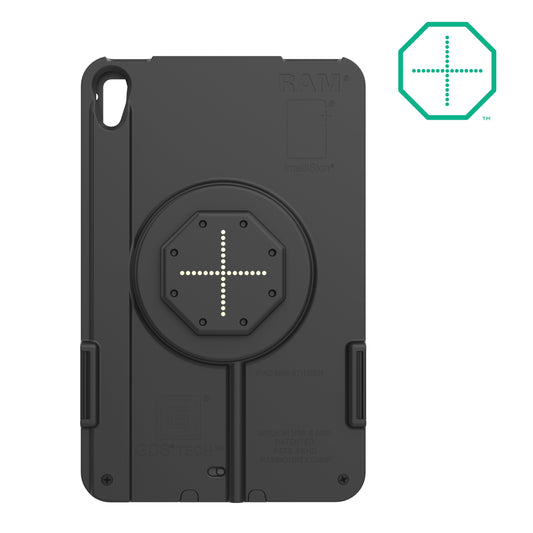 RAM Mounts IntelliSkin Thin-Case for Apple iPad mini (A17 Pro) & mini 6 with rear pogo pads – alternative view