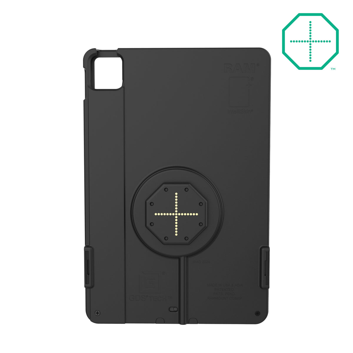 RAM Mounts IntelliSkin Thin-Case for Apple iPad Pro 11 (M4 & M5) with rear pogo pads – alternative view
