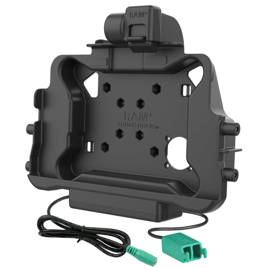 RAM Mounts power + dual USB dock for Honeywell ScanPal EDA10A tablet – alternative view