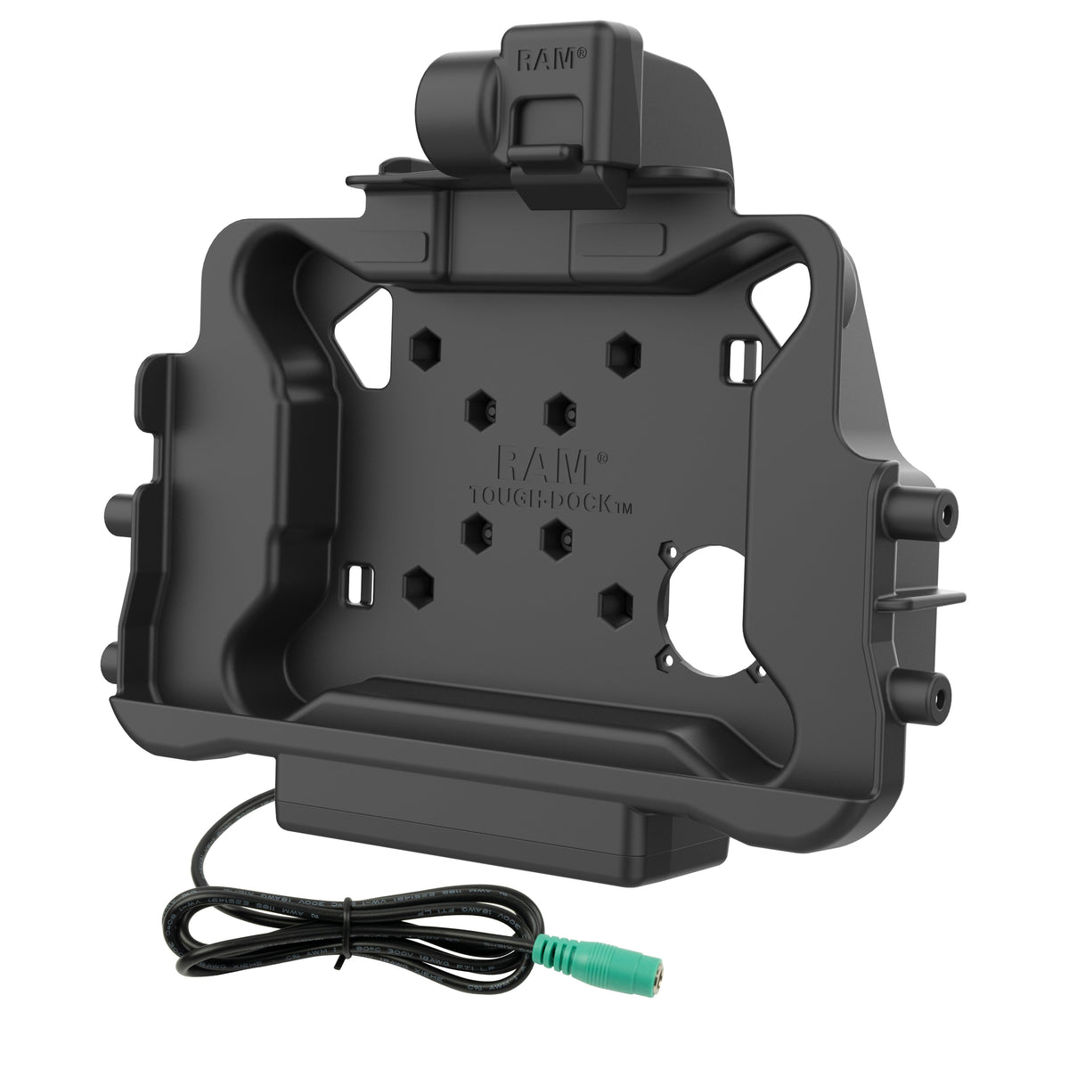 RAM Mounts powered dock for Honeywell ScanPal EDA10A tablet – alternative view