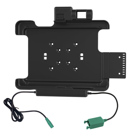 RAM Mounts power + dual USB dock for Honeywell RT10 rugged tablet – alternative view