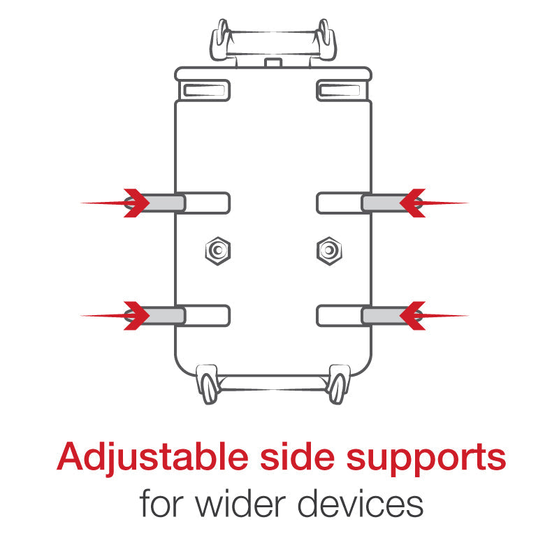 RAM Mounts Quick-Grip XL phone holder with B-size diamond ball base – further product photo