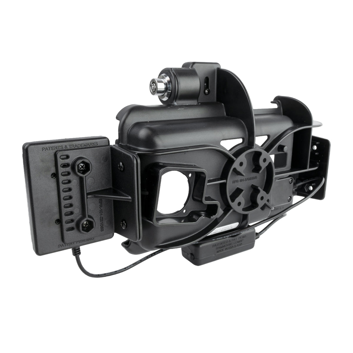 RAM Mounts Locking USB-C Powered Dock with NFC Extender for Samsung Tab Active5 and 3 – detail view