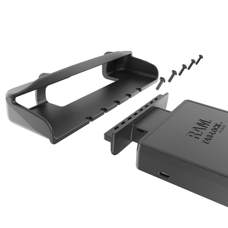 RAM Mounts Tab-Lock locking holder for 10-11 inch rugged tablets such as Panasonic FZ-G1 – further product photo