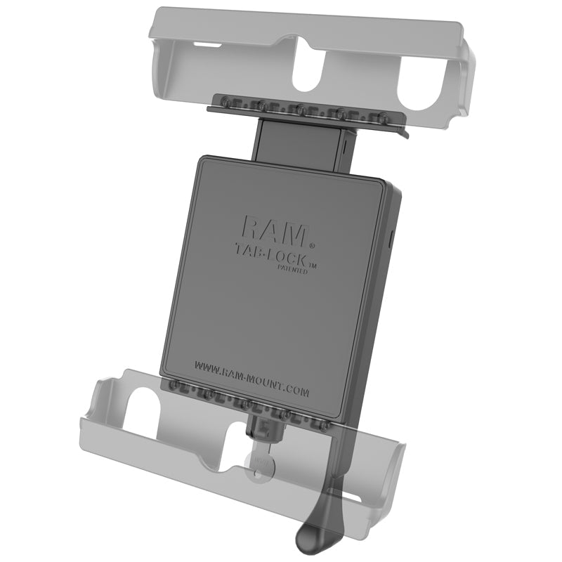 RAM Mounts Tab-Lock key-locking backplate for Tab-Tite end cups – alternative view