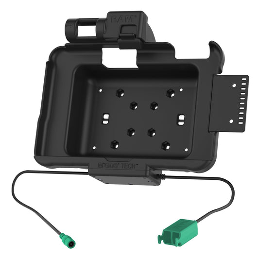 RAM Mounts GDS power dock with dual USB-A for Zebra ET5x 8.3" and 8.4" rugged tablets – alternative view