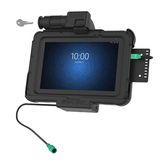 RAM Mounts key-locking GDS powered dock for Zebra ET5x 8.3" and 8.4" rugged tablets – product photo
