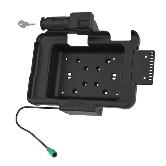 RAM Mounts key-locking GDS powered dock for Zebra ET5x 8.3" and 8.4" rugged tablets – alternative view