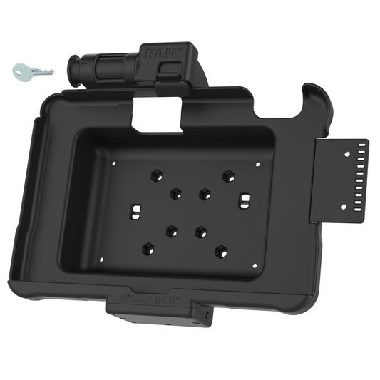 RAM Mounts key-locking GDS Form-Fit holder for Zebra ET5x 10.1" rugged tablets – alternative view