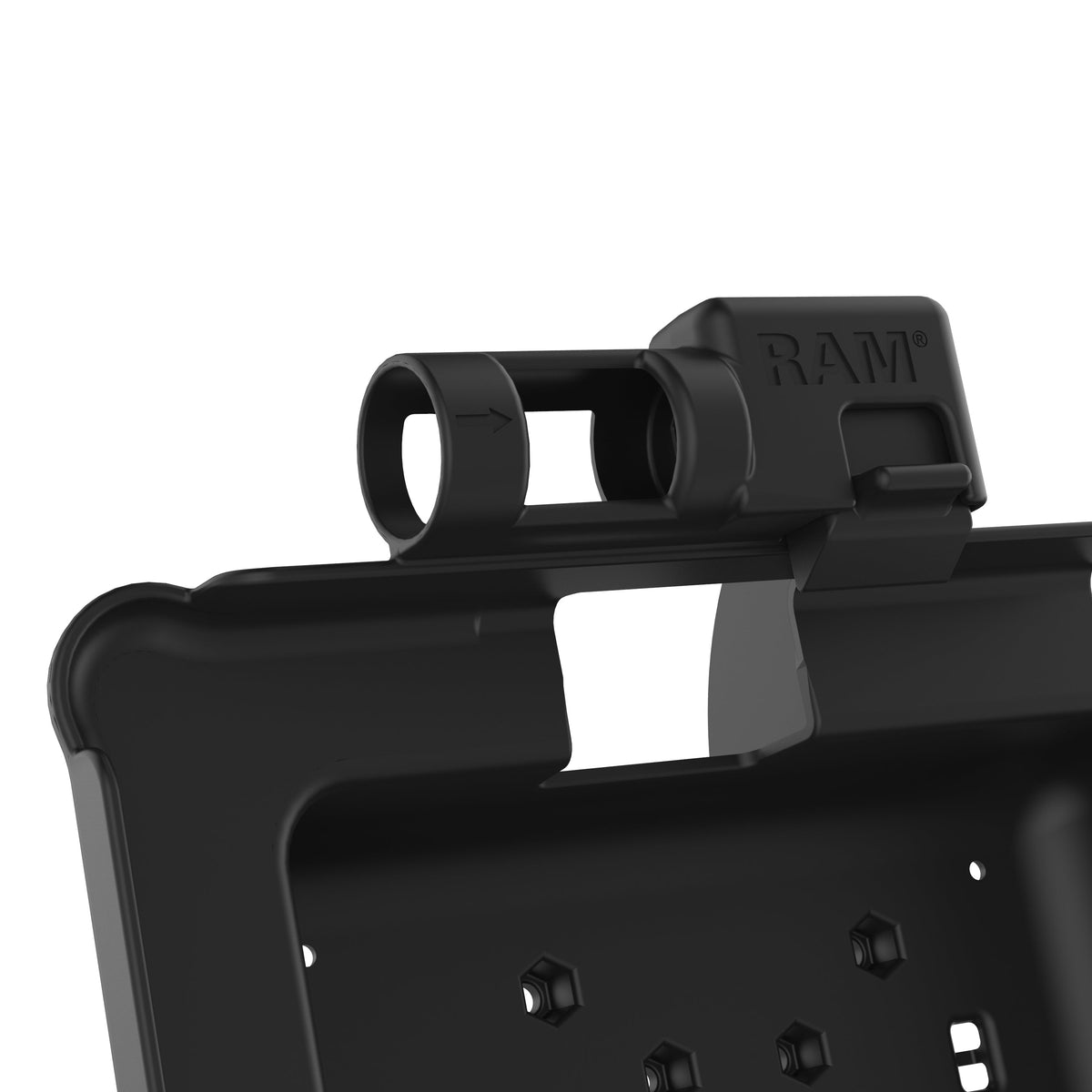 RAM Mounts GDS Form-Fit holder for Zebra ET5x 10.1" rugged tablets – another angle