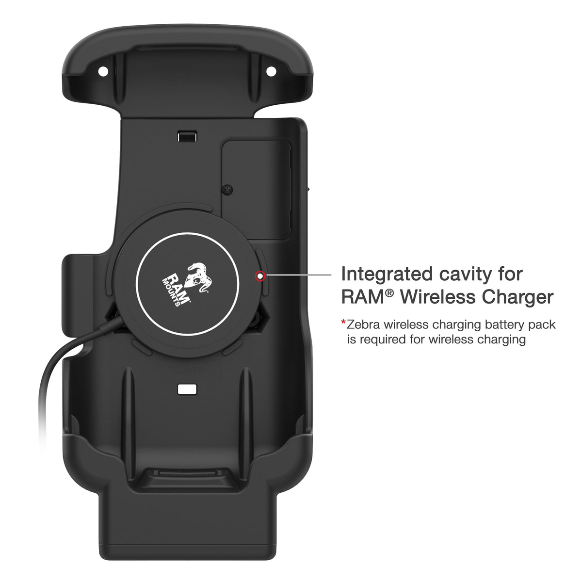 RAM Mounts non-powered Form-Fit holder for Zebra TC73 and TC78 – view 4