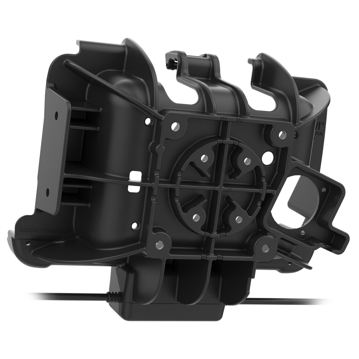 RAM Mounts Tough-Dock power + dual USB for Zebra ET40, ET45 and ET401 8-inch tablets with Rugged Frame – additional photo