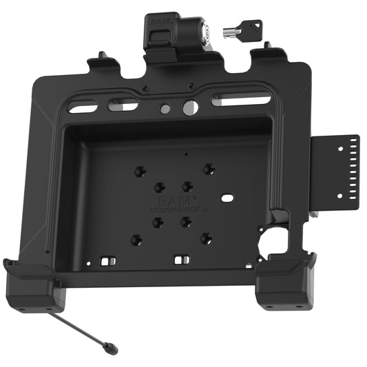 RAM Mounts Key-Locking Powered Dock for Zebra ET80 and ET85 – alternative view