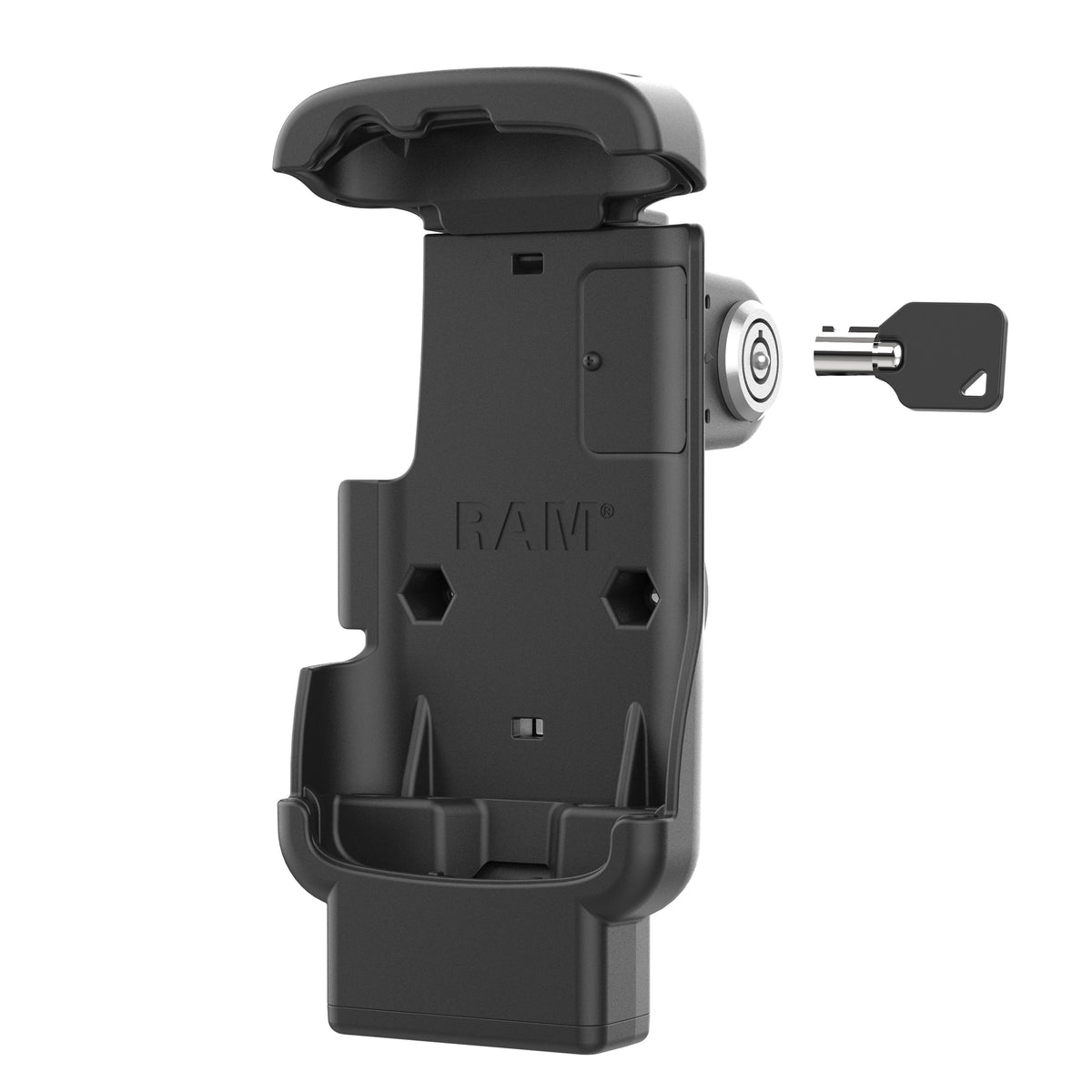 RAM Mounts Key-Locking Form-Fit Holder for Zebra TC22 and TC27 without Rugged Boot – alternative view