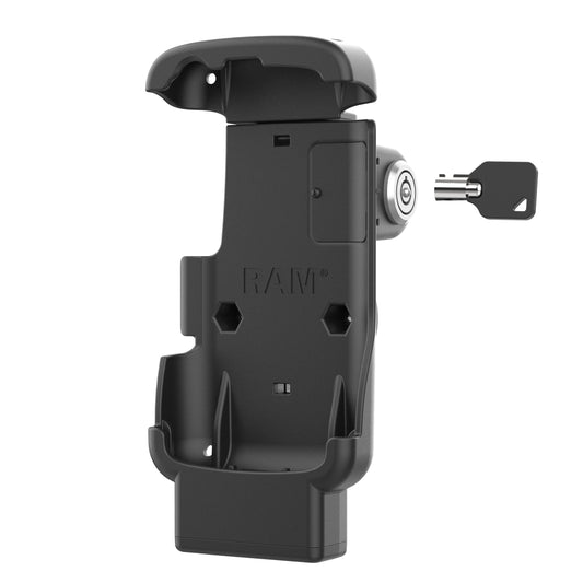 RAM Mounts Key-Locking Form-Fit Holder for Zebra TC22 and TC27 with Rugged Boot – alternative view