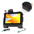 RAM Mounts napájená dokovací stanice s portem USB-A, vyhřívanými kontakty a zámkem na klíč pro Zebra ET60 a ET65 (RAM-HOL-ZE25PDHLU)