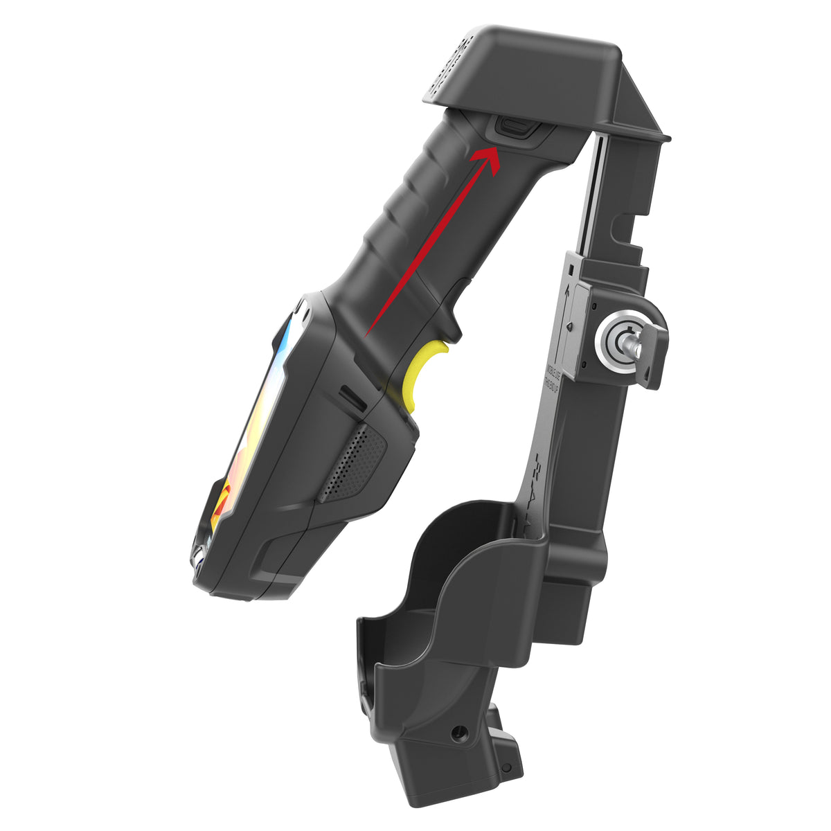 RAM Mounts key-locking Form-Fit powered dock with USB-A for Zebra TC8300 – further product photo