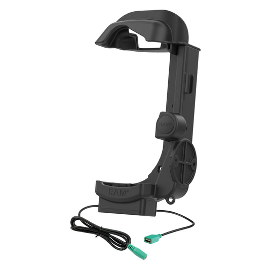 RAM Mounts powered dock with USB-A for Zebra MC9400 and MC9300 – alternative view