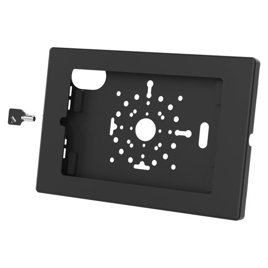 RAM Mounts key-locking Safe-Case, black steel enclosure for Apple iPad mini (A17 Pro) & mini 6 – alternative view
