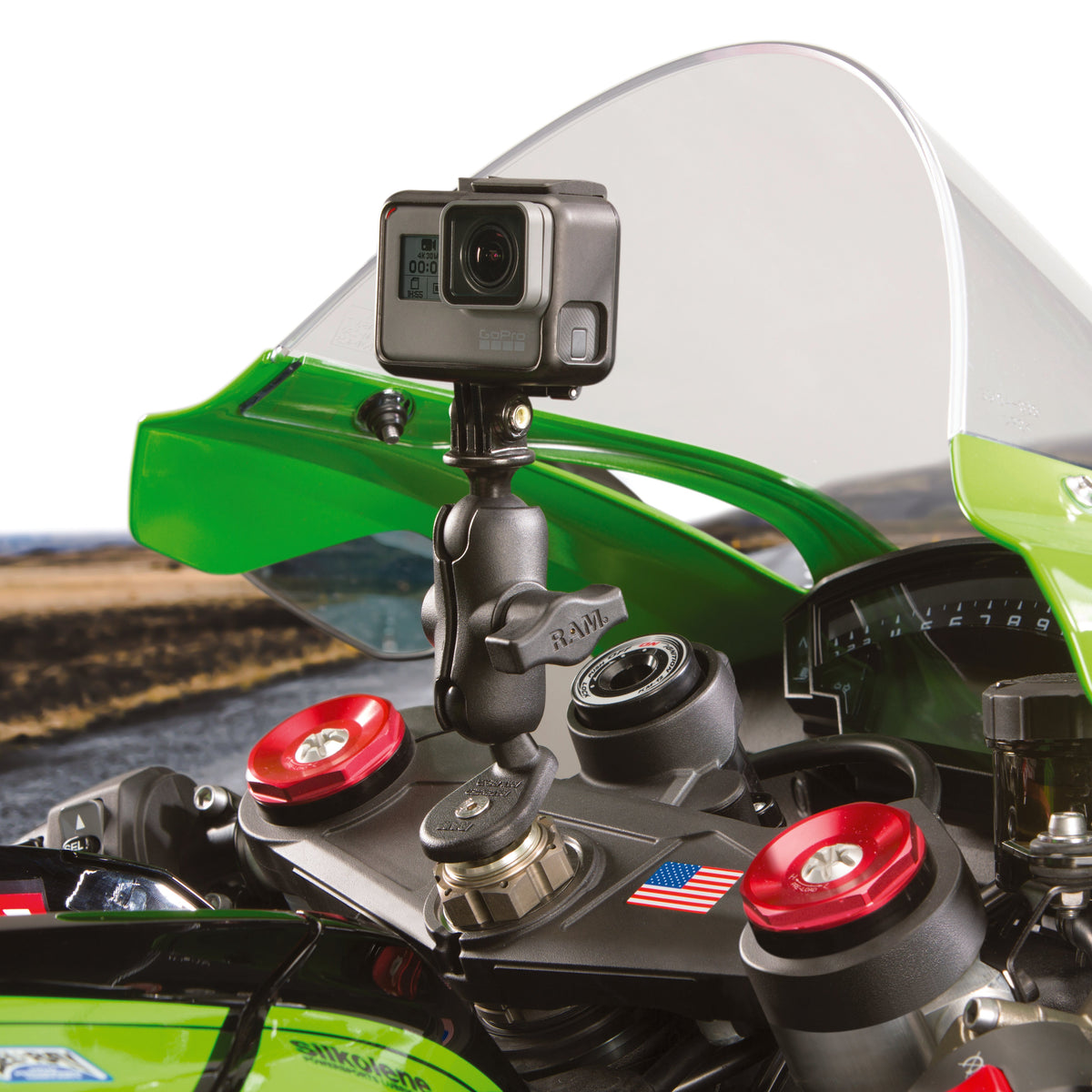 RAM Mounts B-size short composite double socket arm (61 mm) RAP-B-201U-A – additional photo