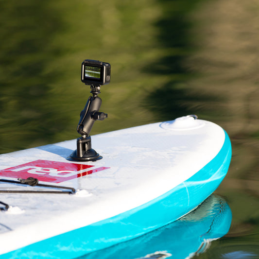 RAM Mounts B-size Twist-Lock composite suction cup base with diamond ball base (RAP-B-224-1U) – alternative view