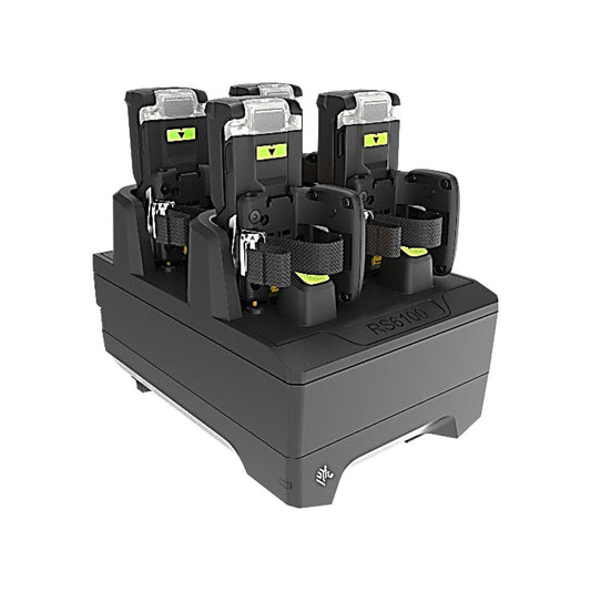 Zebra 4-Slot Charger CRD-RS61-4SCHG-01 – RS6100 batarya şarj istasyonu