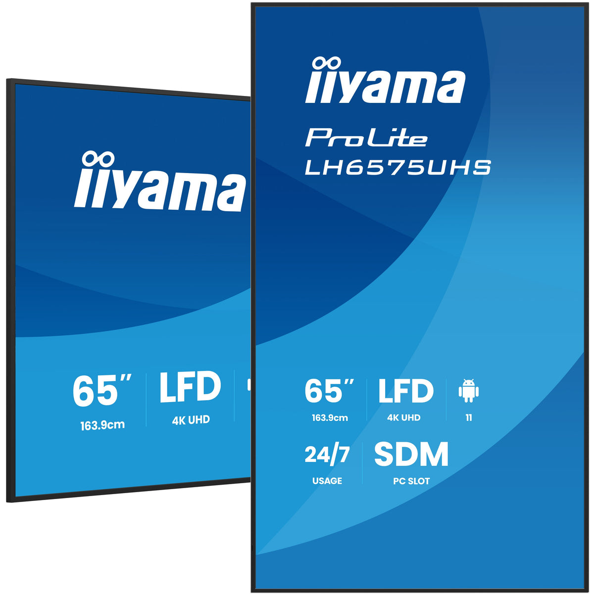 iiyama ProLite LH6575UHS-B2AG 65" 4K Digital Signage Display – official product photo 1 (LH6575UHS-B2AG)