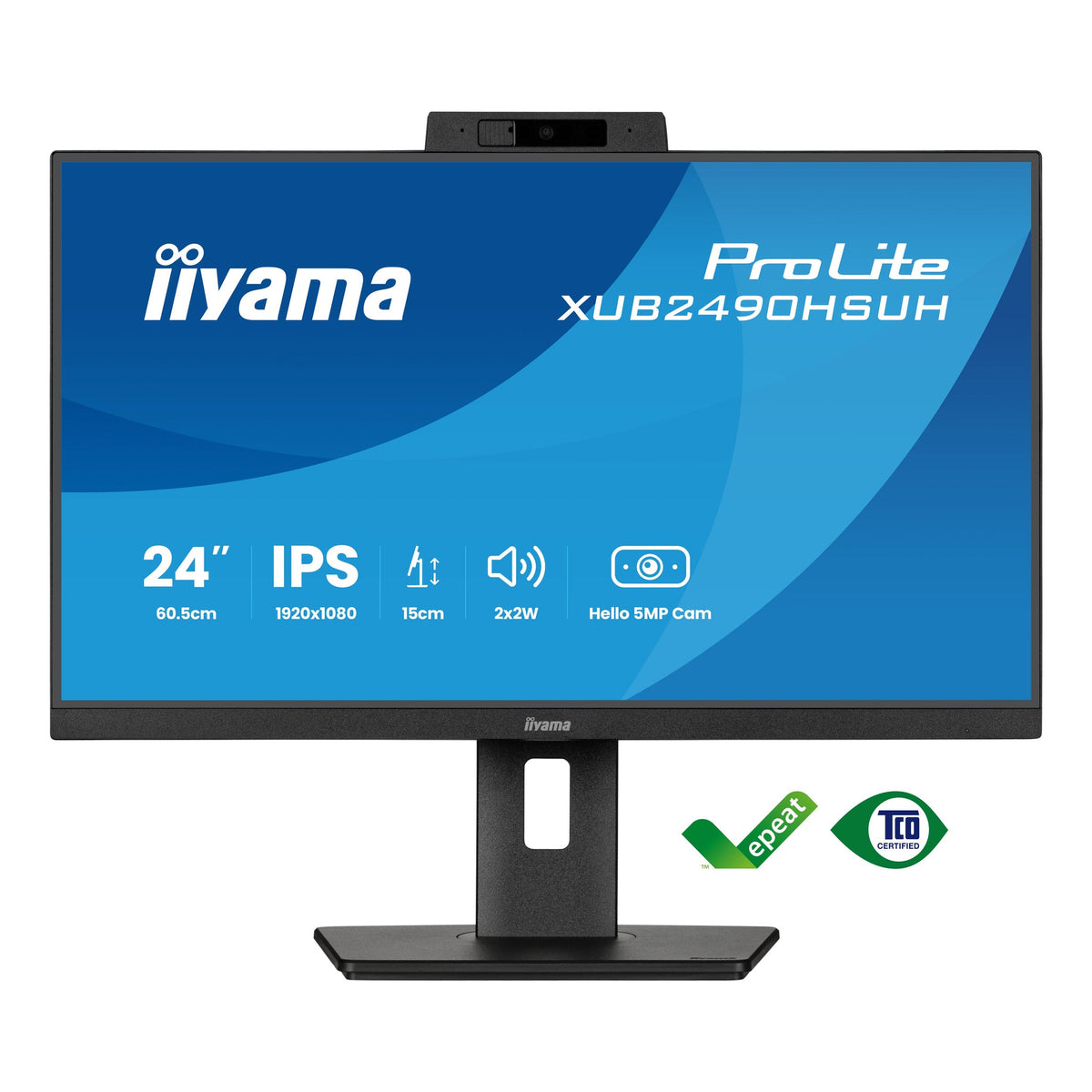 iiyama ProLite XUB2490HSUH-B2 24-inch monitor – alternate view