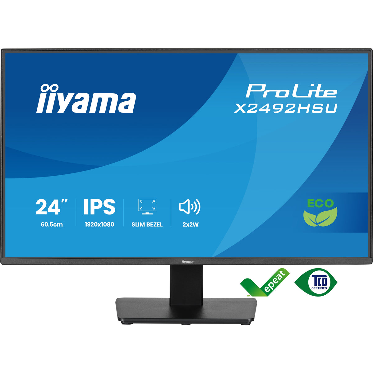 iiyama ProLite X2492HSU-B1 24-inch monitor – alternate view