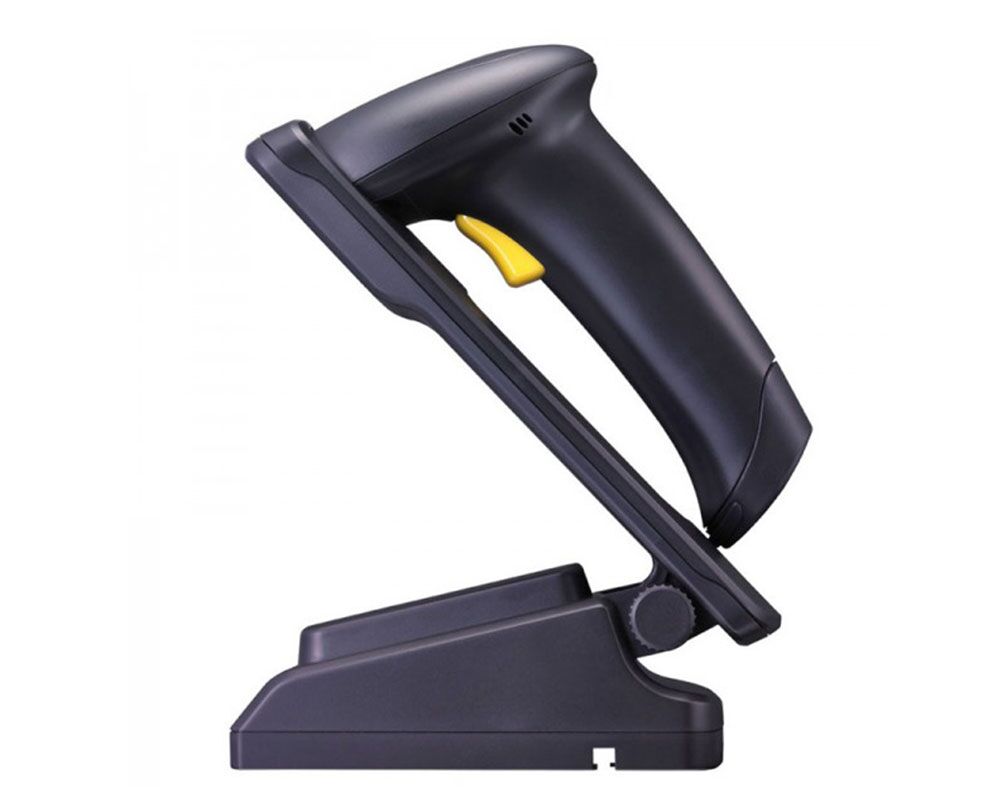 CipherLab 1504 Barcode Scanner with Smartstand, black (A1504ARBKE001)
