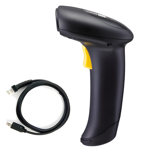 CipherLab 1560 Barcode Scanner with cable, black (A1560PCBKUE01)