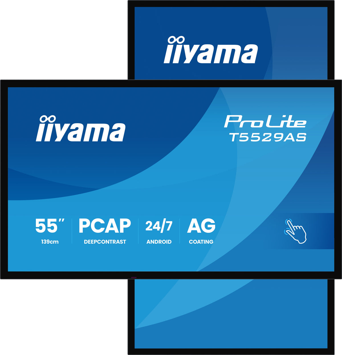 iiyama ProLite T5529AS-B1AG 55" Interactive Touch Display – official product photo 1 (T5529AS-B1AG)