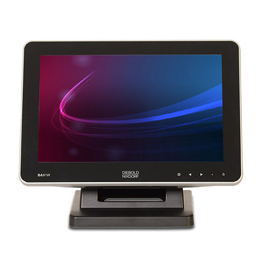 Diebold Nixdorf BA91W 10.1-inch widescreen customer display, front view