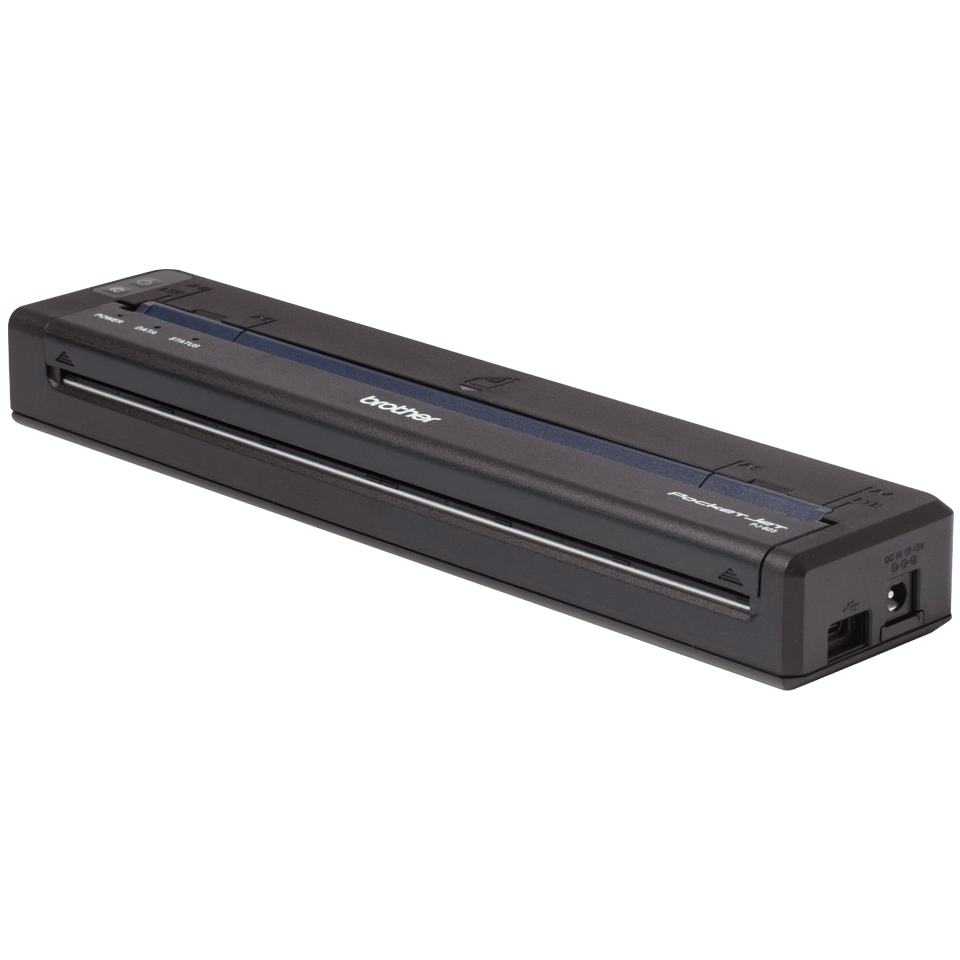 Brother PJ-823 A4 mobile thermal printer – left side view